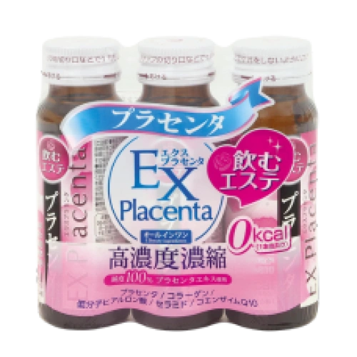 Сұлулық қоспасы "Сұлулық эликсирі - EX Placenta" плацента экстрактымен, 3×50 мл