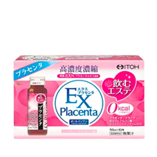 Сұлулық қоспасы "Сұлулық эликсирі - EX Placenta" плацента экстрактымен, 10×50 мл
