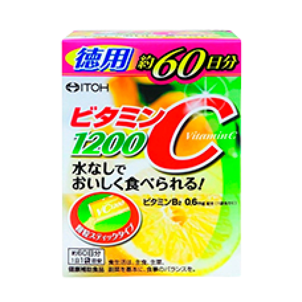 Витамин С (1200 мг.) + Витамин В2 (0,6 мг.) в стиках, (2 г. x 60 саше)