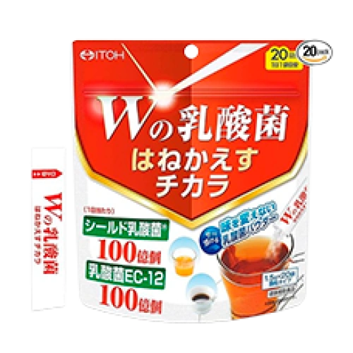 Сүтқышқылды бактериялардың 2 түрі «Shield Lactobacillus®» және «Lactobacillus EC-12», 30 г (1,5 г x 20 саше)
