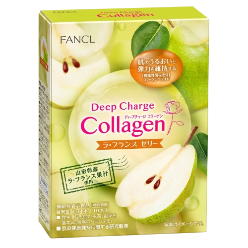 Коллаген (желе) со вкусом груши «Deep Charge Collagen La France Jelly» (20 г × 10 стиков)