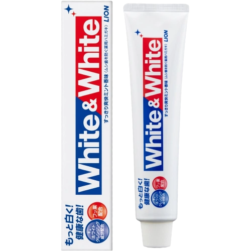 Ағартатын тіс пастасы «White&White» / LION White & White Toothpaste, 150 г