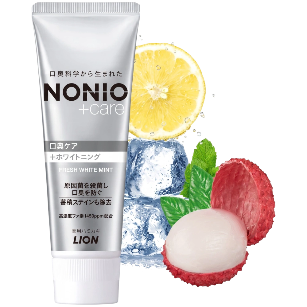 Отбеливающая зубная паста от неприятного запаха "NONIO Plus Care - Fresh White Mint", 130 гр