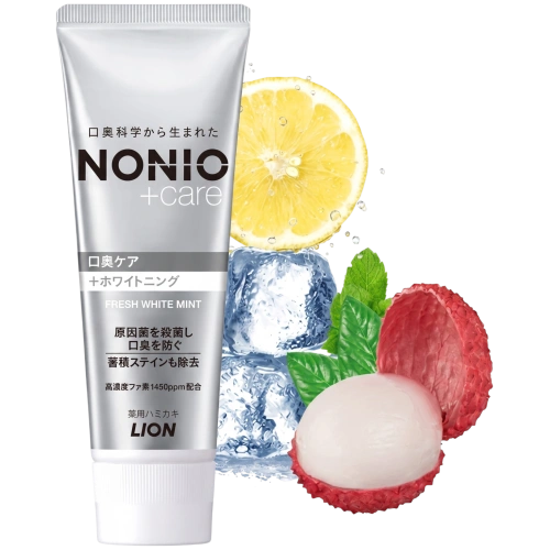 Ағартатын, ауыздағы жағымсыз иіске қарсы тіс пастасы «NONIO Plus Care – Fresh White Mint», 130 г