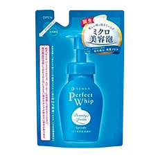 Увлажняющая пенка для умывания для сухой и нормальной кожи, Senka Perfect Whip, 130 мл (Запасной блок)