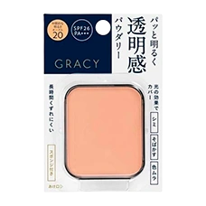 Маскирующая пудровая основа с эффектом сияния для жирной кожи лица "Integrate Gracy" SPF26