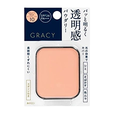 Маскирующая пудровая основа с эффектом сияния для жирной кожи лица "Integrate Gracy" SPF26