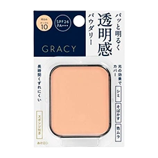 Маскирующая пудровая основа с эффектом сияния для жирной кожи лица "Integrate Gracy" SPF26