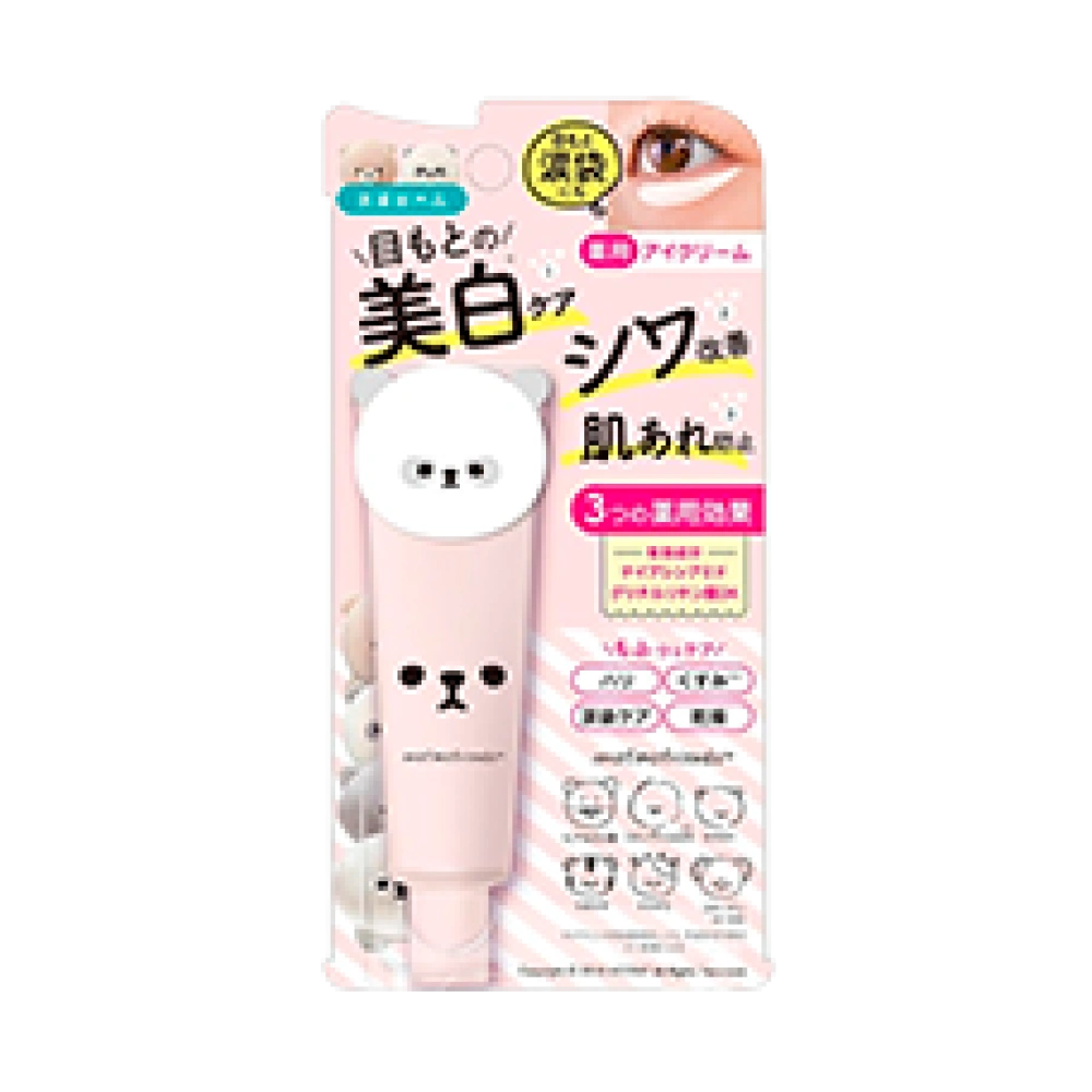 Лечебный отбеливающий крем для кожи вокруг глаз "Mofumofu Friends", 30 гр.