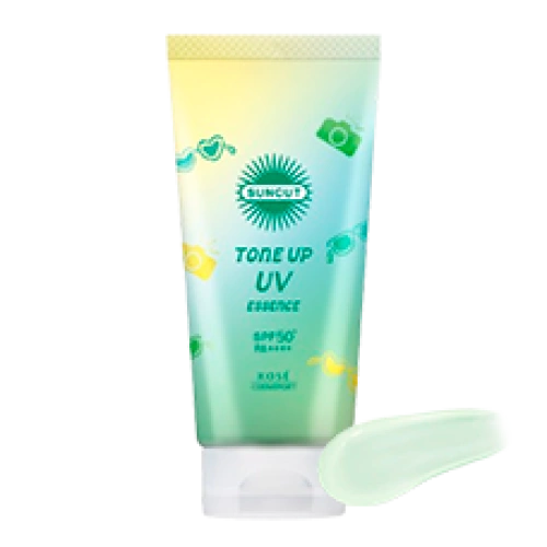 Түнін теңестіруімен күн сәулесінен қорғайтын эссенция SUNCUT Tone Up UV Essence Mint Green, SPF50+ PA++++, 80 г
