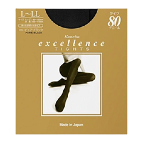 Excellence колготкалары, Pure Black, 80 den, L - LL