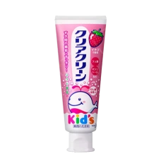 Лечебная детская зубная паста с мягкими гранулами, ксилитом и фтором, со вкусом клубники "Clear Clean Kids - Strawberry", 70 гр.