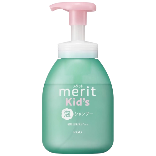 Тер мен иіске қарсы балалар көбікті сусабыны «Merit Kids Foam Shampoo» Kao, 330 мл
