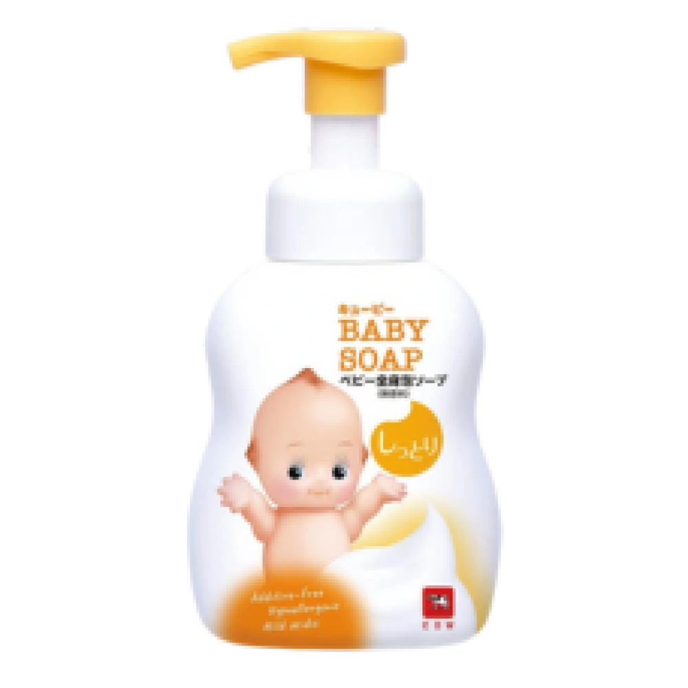 Гипоаллергенное детское пенное для мытья головы и тела "Kewpie", 400 мл