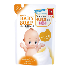Гипоаллергенное детское пенное для мытья головы и тела "Kewpie", 350 мл (Сменный блок)