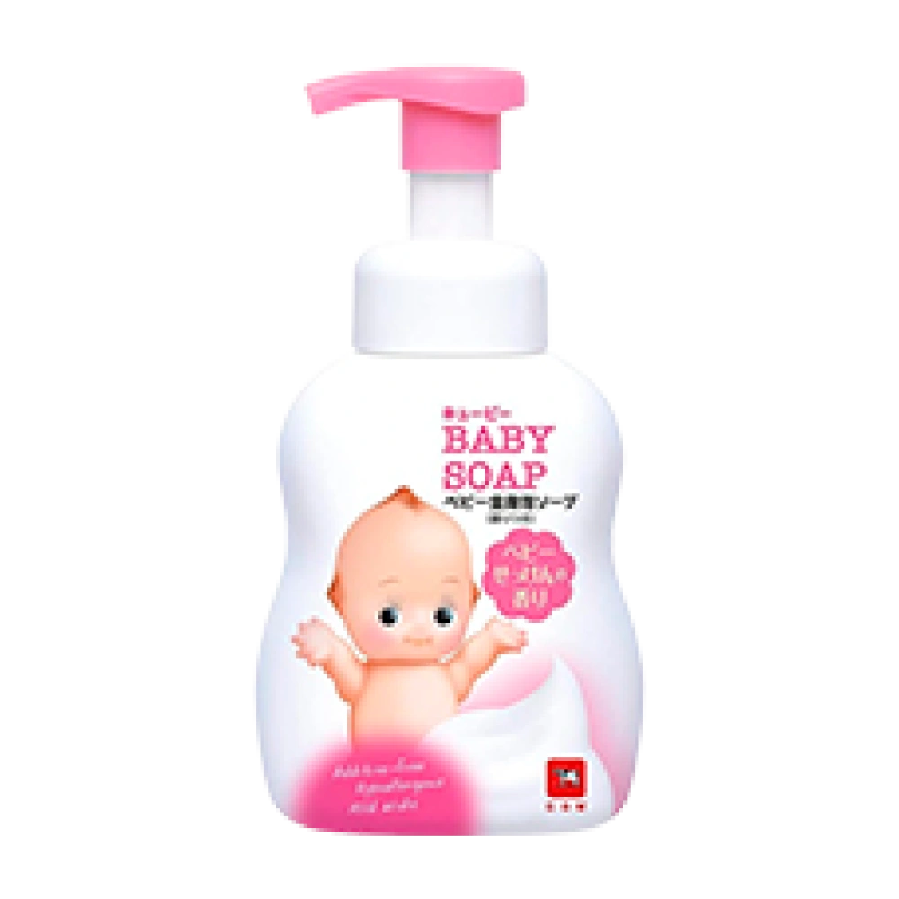 Гипоаллергенное детское пенное для мытья головы и тела "Kewpie", 400 мл