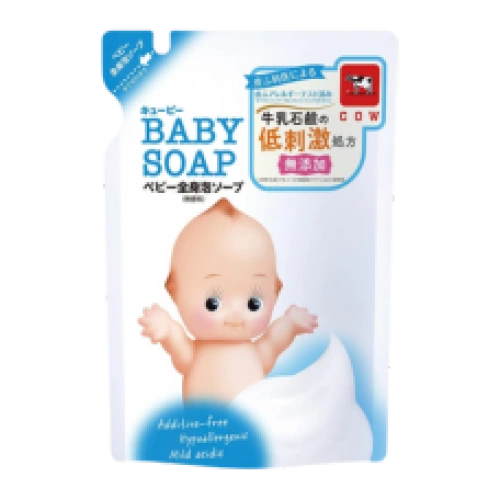 Гипоаллергенді балаларға арналған денеге арналған көбік сабын “Kewpie”, 350 мл (Қосалқы блок)
