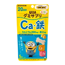 Детские жевательные витамины со вкусом ананаса и манго "Кальций & Железо", 20 дней