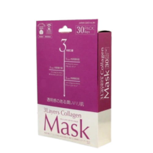 Бетке арналған 3 түрлі коллагенді маска "3 Layers Collagen Mask", 30 дана.