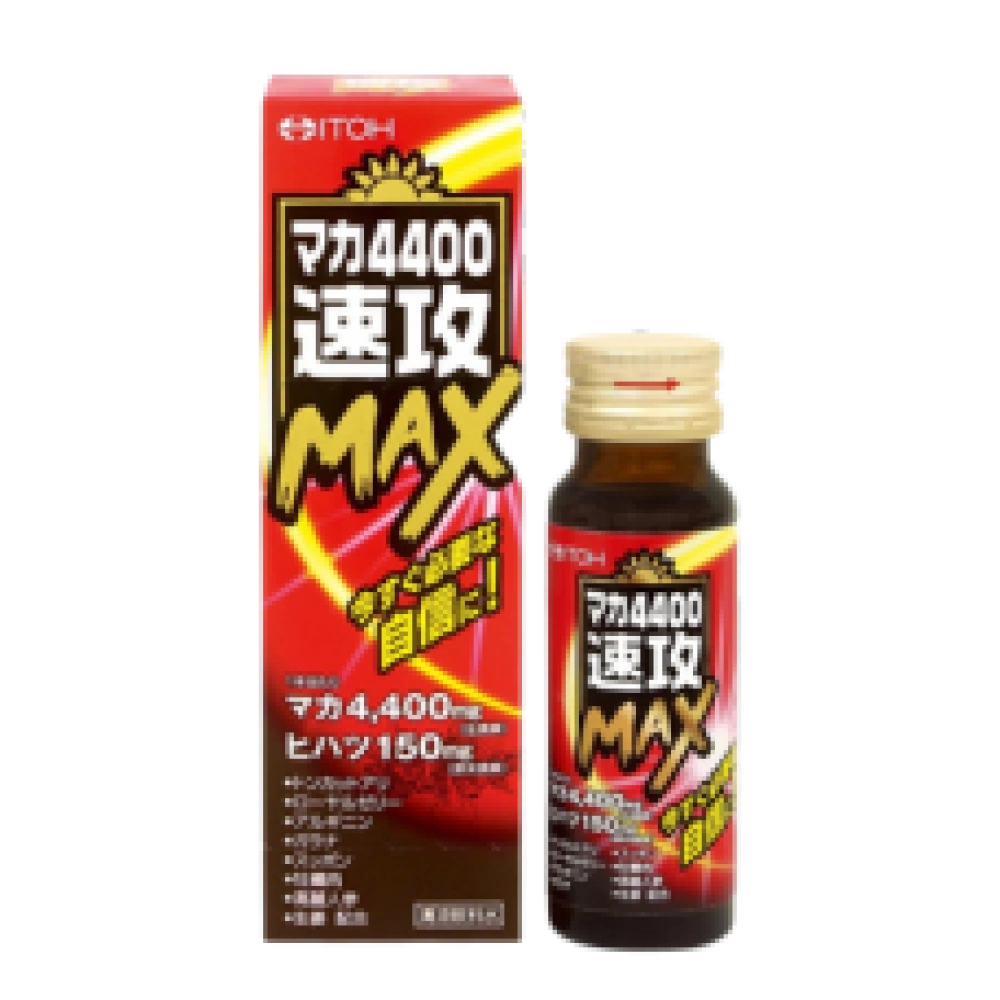 Энергетический растительный напиток "Maca 4400 - Rapid Max", 50 мл. 