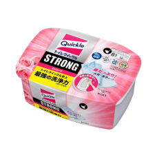Салфетки для стерилизации и чистки унитаза "Toilet Cleaner Quickle - Strong Premium Rose" с ароматом роз, 8 х 2 шт 