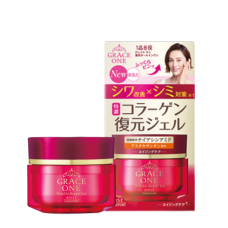 Антивозрастной гель-крем 8-в-1 (от 50 лет) с коллагеном и ретинолом "Grace One Rich Repair Gel EX", 100 гр.
