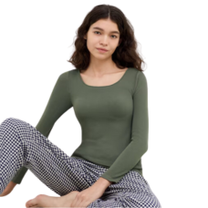 Термо-кофта "Bra Top" UNIQLO (зеленая)