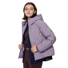 Куртка "Puff Tech" UNIQLO (сиреневая)
