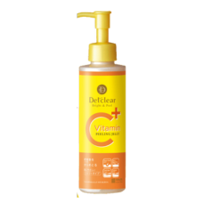 Косметический желеобразный пилинг с AHA & BHA кислотами и витамином С "DET Clear Bright & Peel Vitamin + C Peeling Jelly", 180 мл (фруктовый аромат)
