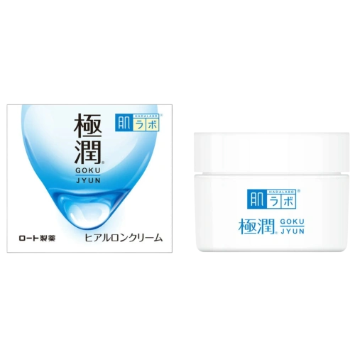 4 түрлі гиалурон қышқылы бар ылғалдандырғыш крем «Hada Labo Gokujyun Hyaluronic Cream», 50 г