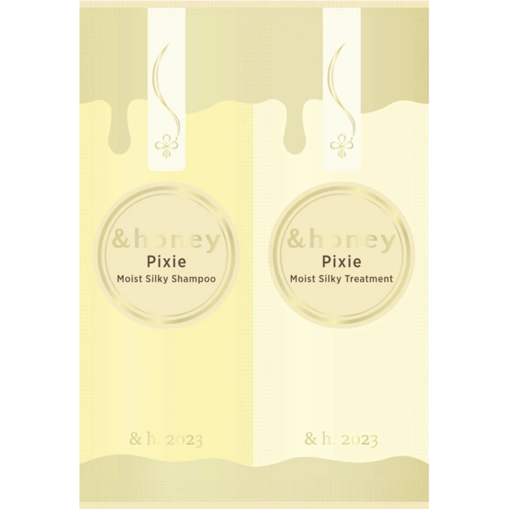 Пробник шампунь + тритмент "Pixie Moist Silky" увлажнение и восстановление, 10 гр. + 10 гр. 