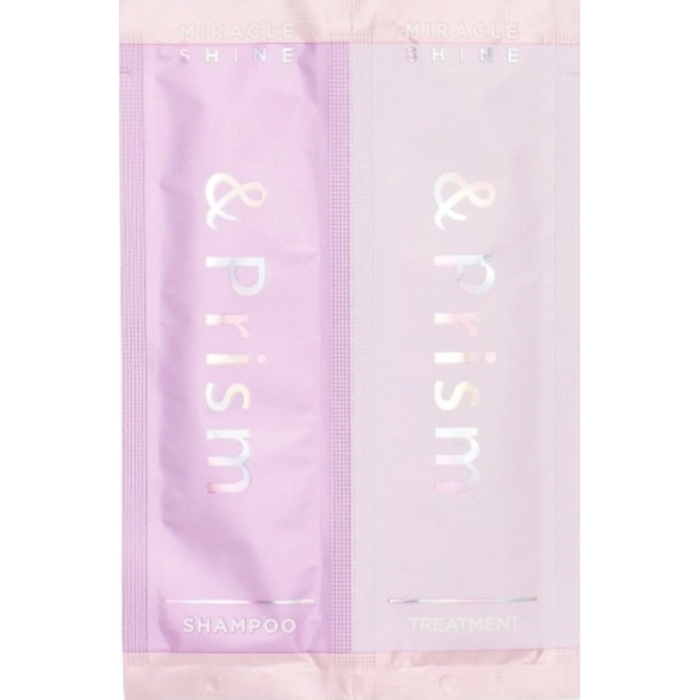 Пробник шампунь + тритмент "Shine Miracle, &Prism", 10 гр. + 10 гр. 