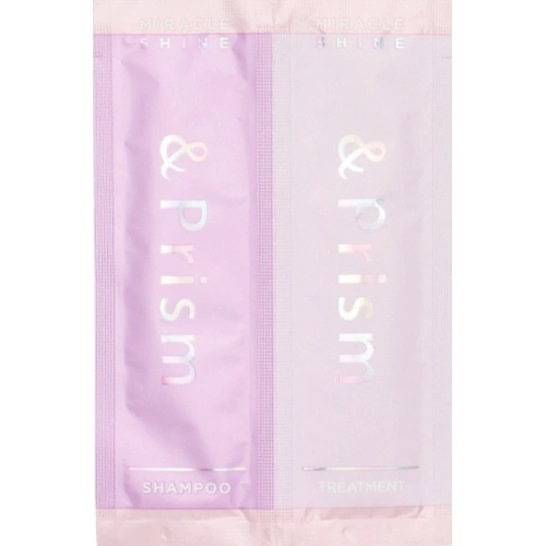 Сынама үлгісі сусабын + тритмент "Shine Miracle, &Prism" 10 г + 10 г