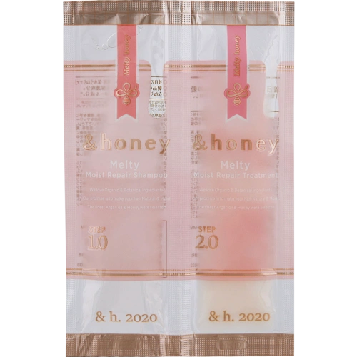 Сынама сусабын + тритмент "Melty Moisture Repair" ылғалдандыру және қалпына келтіру, 10 г + 10 г.