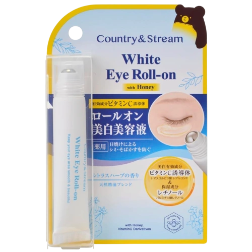 Емдік ағартып жасартатын көз айналасындағы роликті сарысу "Medicated White VC Eye Roll-on", 15 мл.