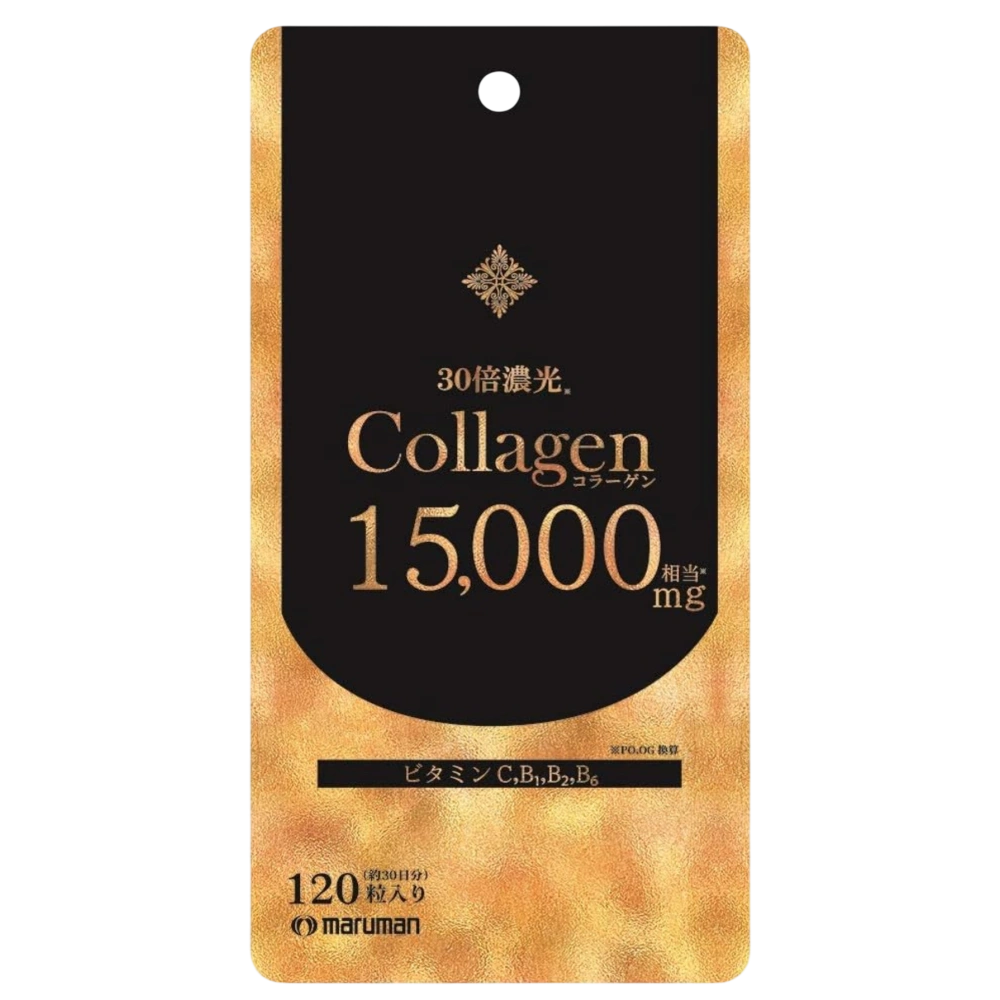 Таблетки с концентрированным рыбным коллагеном "Maruman Collagen 15000", 120 шт.